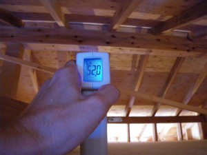 屋根面温度計測